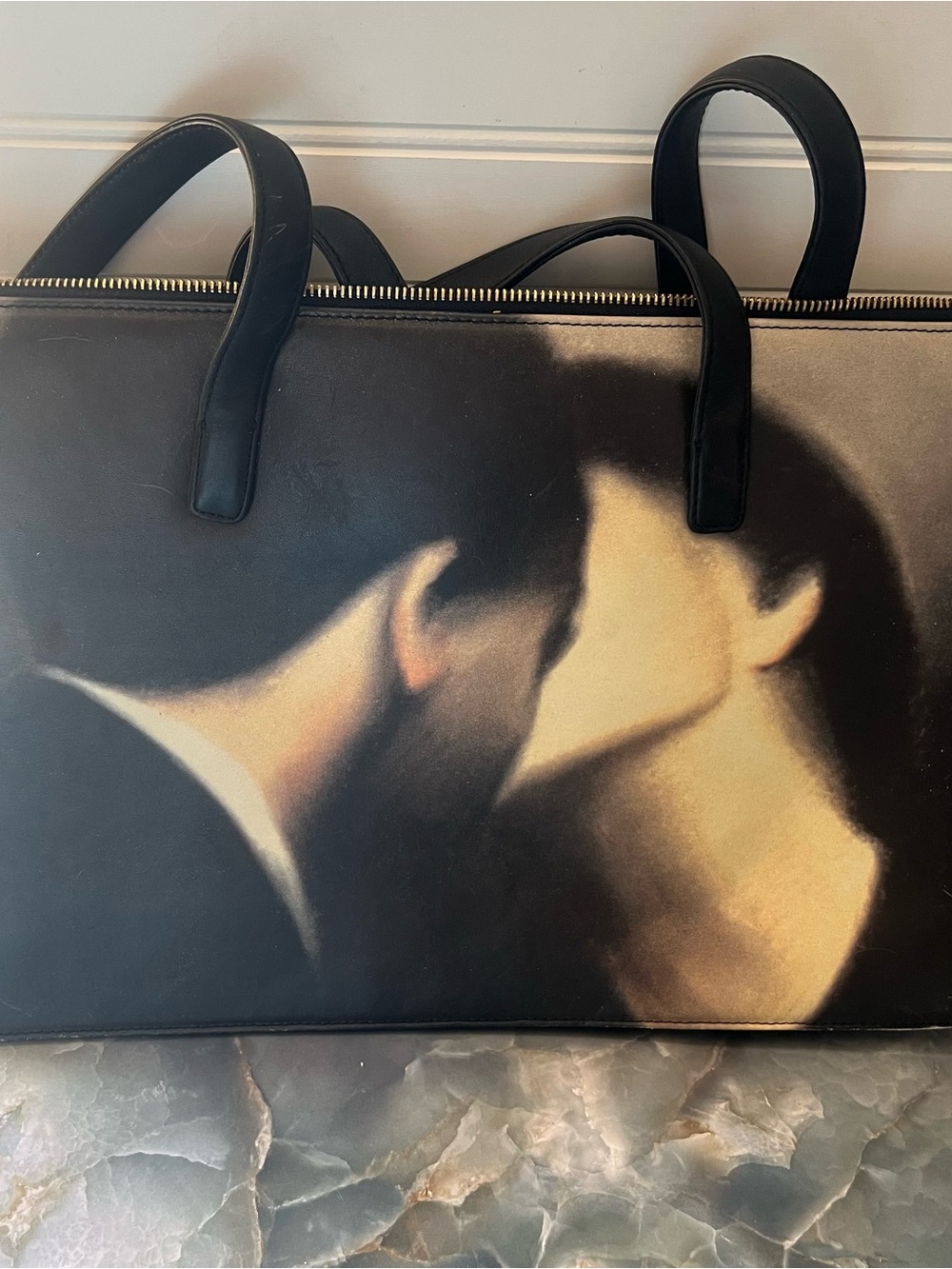 Icon Los Angeles Wearable Art Leather Tote Bag